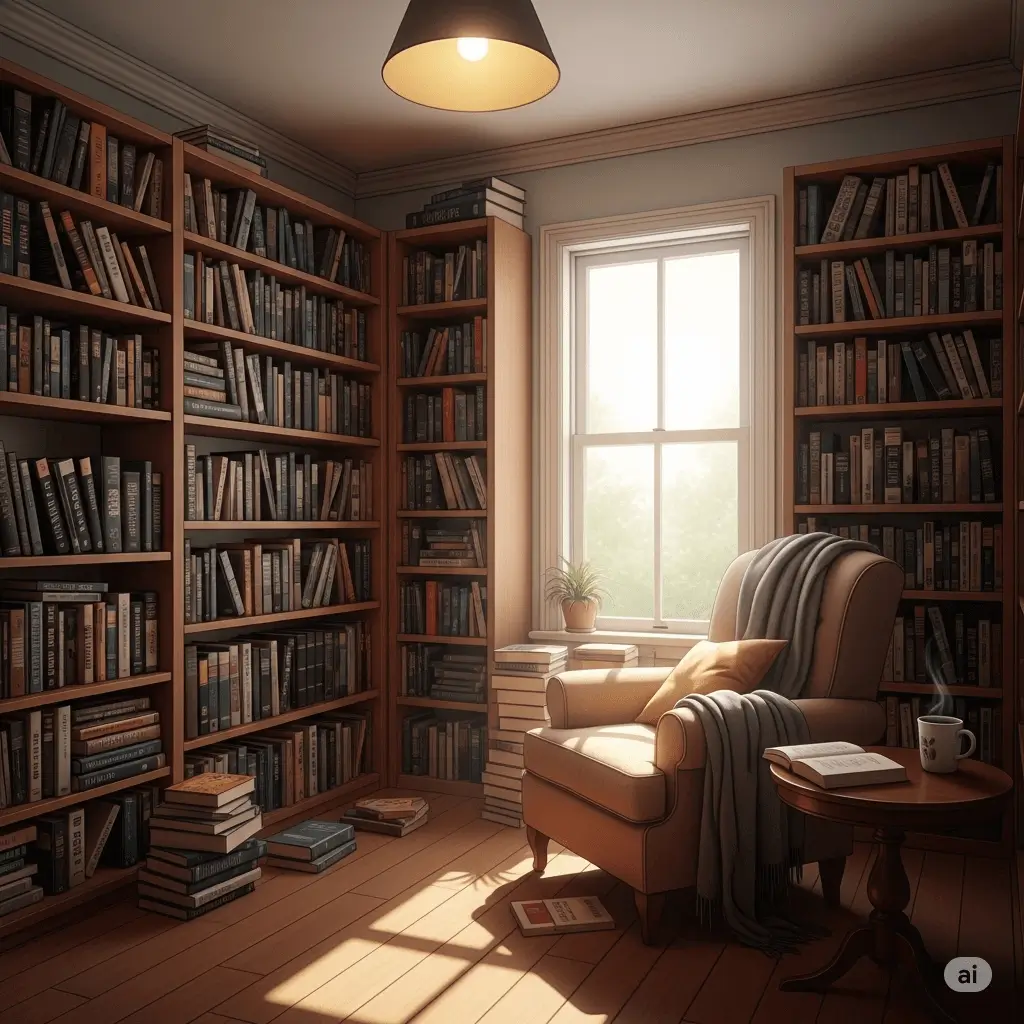 Przestronna wspólna kuchnia z drewnianym stołem i stylizowanymi szafkami